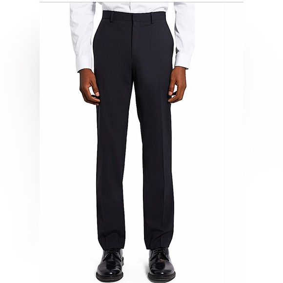 Theory Classic Men's Professional Preppy Black Dress Trousers (Waist 34”) NWOT - Picture 1 of 11